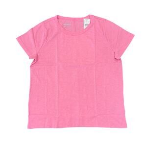 NWT J. Crew Tulip Pink Short-Sleeve Girlfriend Crewneck Tee